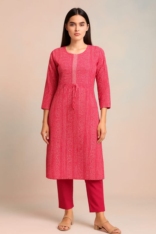 Magenta Pink Suit Set