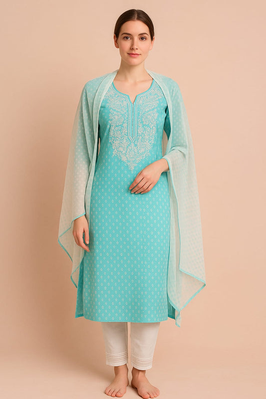 Sky Blue Suit Set